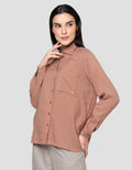 Cardinal Girl Detail Pocket Kemeja Wanita