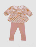 Pipiniko Flower Ethnic Girls Short Sleeve T-shirt