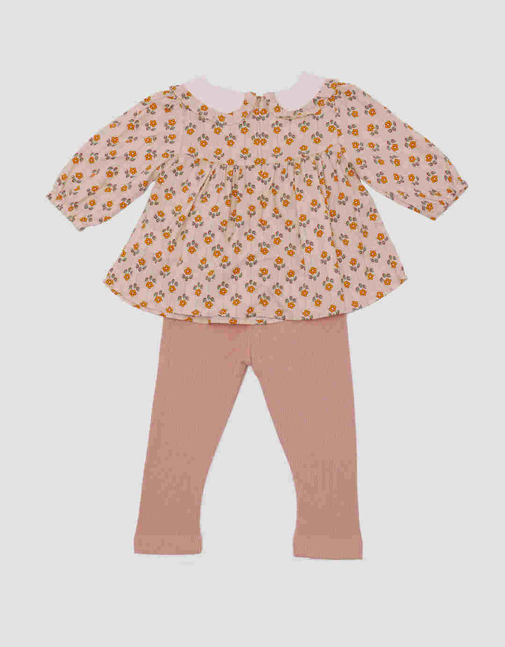 Pipiniko Flower Ethnic Girls Short Sleeve T-shirt