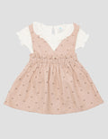 Pipiniko Overall Corduroy Midi Dress Baby Girl