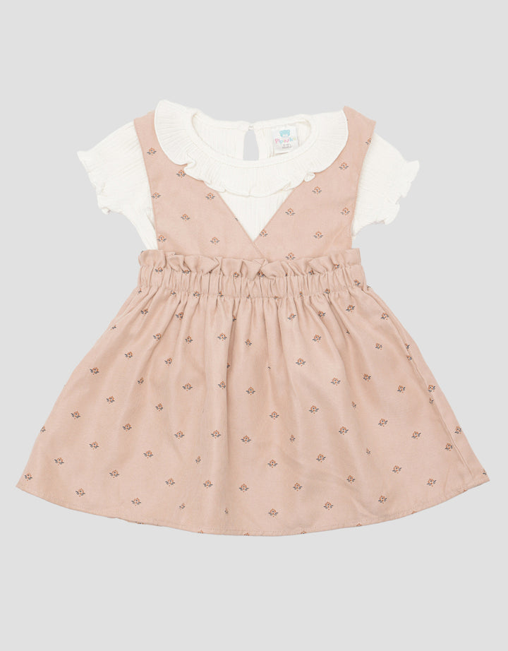 Pipiniko Overall Corduroy Midi Dress Baby Girl
