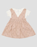 Pipiniko Overall Corduroy Midi Dress Baby Girl