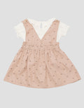 Pipiniko Overall Corduroy Midi Dress Baby Girl