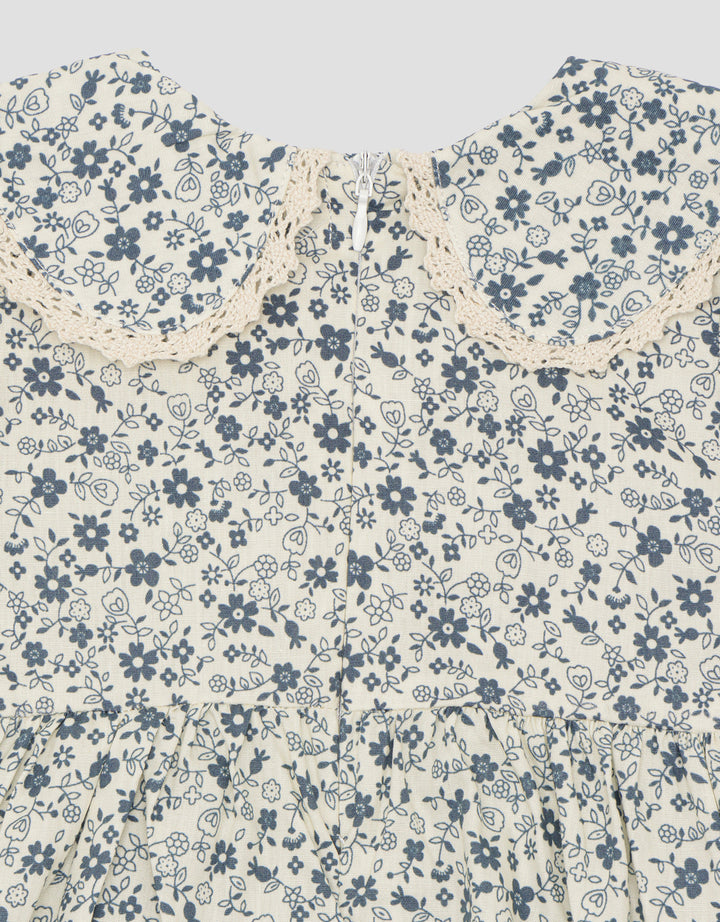 Little M Flower Vest Dress for Girls