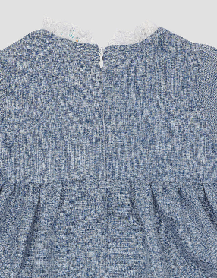 Little M Lace Classic Dress Anak Bayi