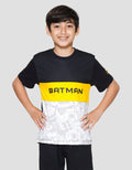Character Batman Cut Sew Fp Jaring A Kaos Anak Laki-Laki