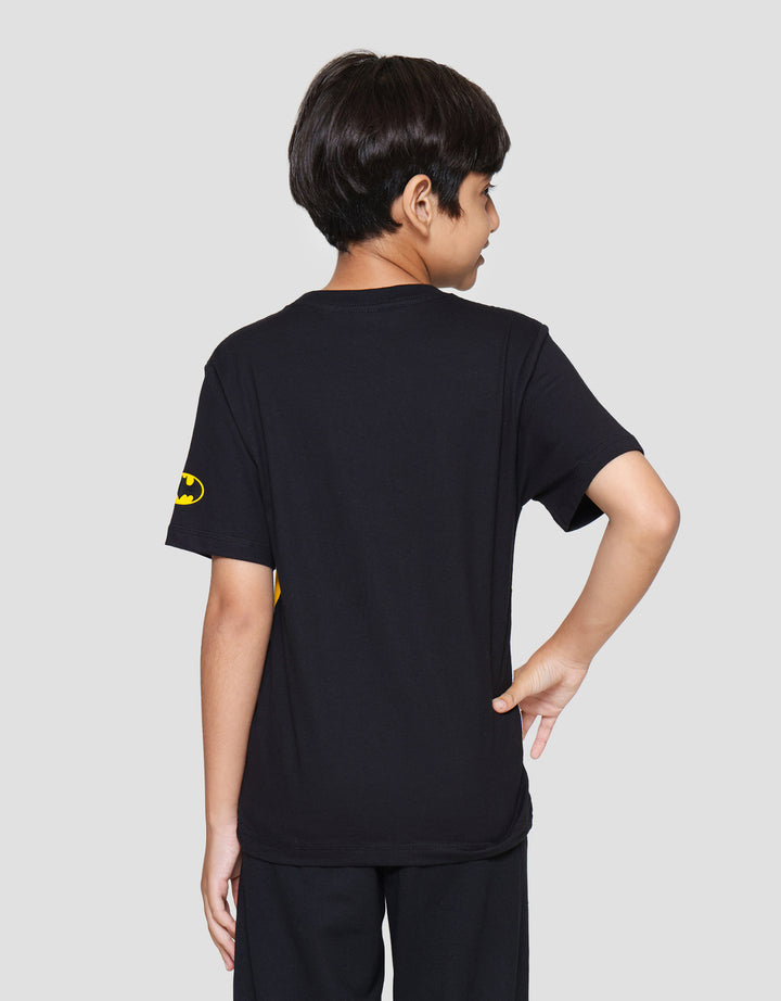 Character Batman Cut Sew Fp Jaring A Kaos Anak Laki-Laki