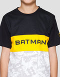 Character Batman Cut Sew Fp Jaring A Kaos Anak Laki-Laki