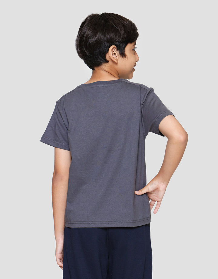 Character Batman Logo Jaring Kaos Anak Laki-laki