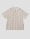 Pipiniko Stripe Linen Mecsh1 Koko Boys Shirt