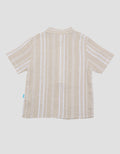 Pipiniko Stripe Linen Mecsh1 Koko Boys Shirt