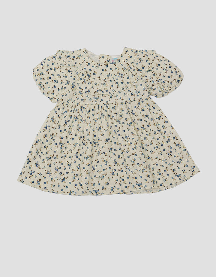 Pipiniko Flower Combi Dress for Girls