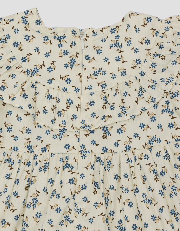 Pipiniko Flower Combi Dress Anak Perempuan