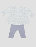 Pipiniko Full Print Baby Girl Clothes Set