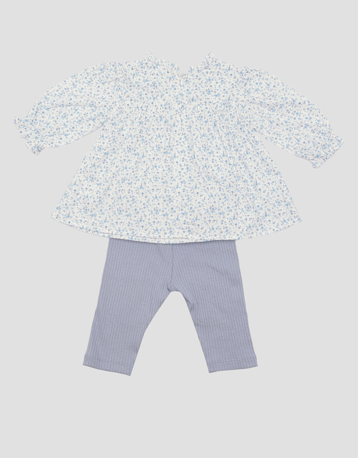 Pipiniko Full Print Baby Girl Clothes Set
