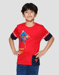 Character Superman Justice Lis Kaos Anak Laki-laki