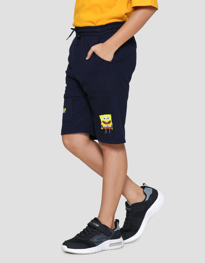 Character Knit Spongebob Celana Pendek Anak Laki-laki