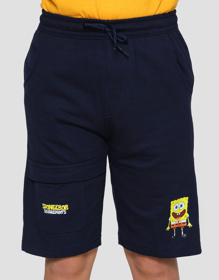 Character Knit Spongebob Celana Pendek Anak Laki-laki