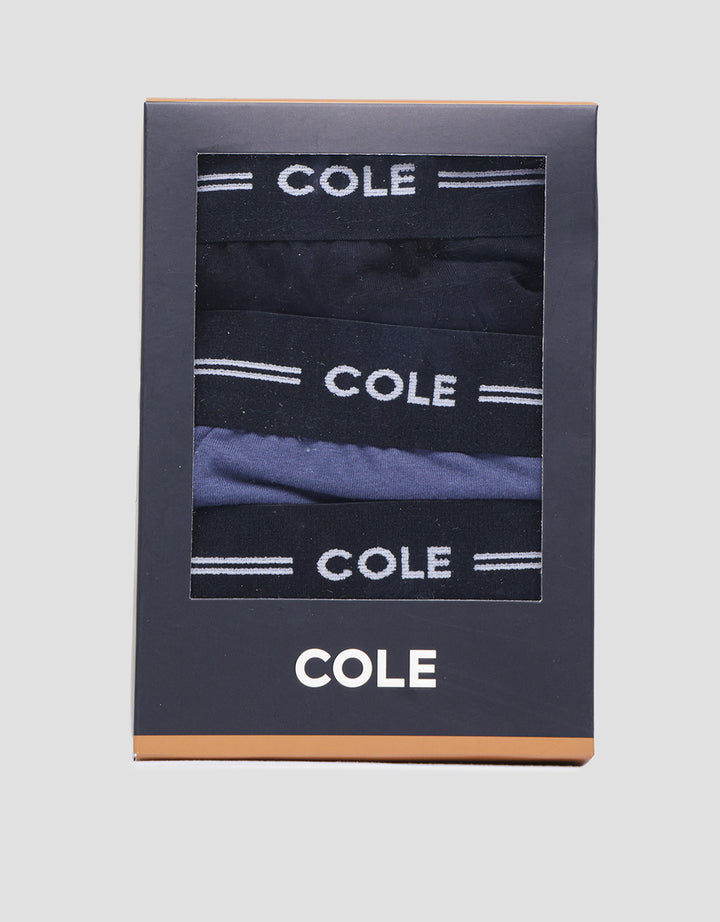 Cole Pack Of 3 Ewb Cott 2Strip With Logo Celana Dalam Pria
