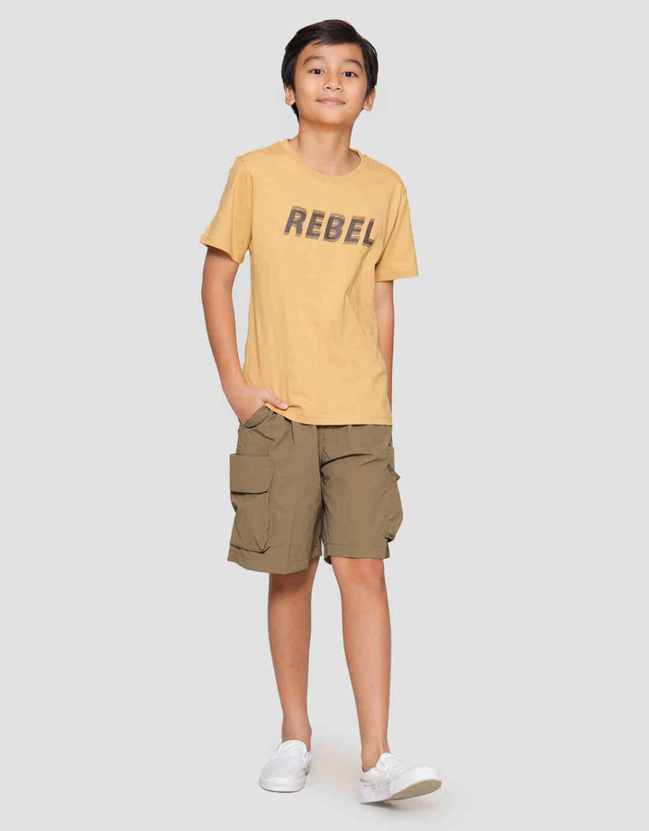 Nevada Print Rebel Boys Short Sleeve T-Shirt