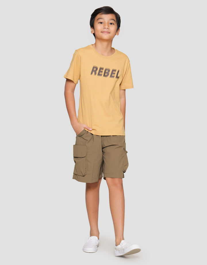 Nevada Print Rebel Boys Short Sleeve T-Shirt
