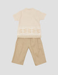 Little M Ulos Bamus Set Pakaian Muslim Anak Laki-laki