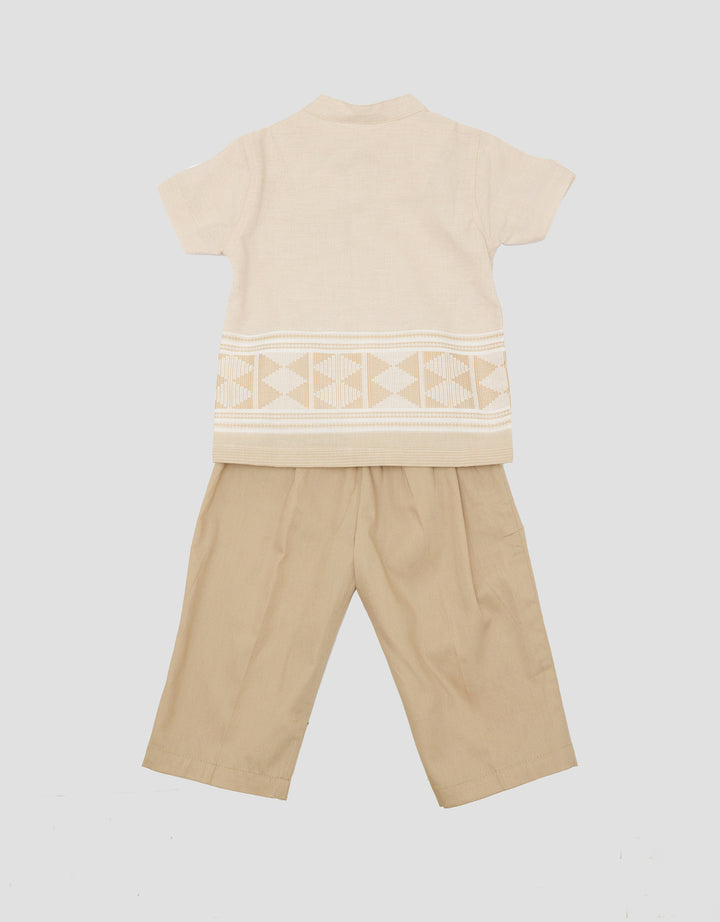 Little M Ulos Bamus Set Pakaian Muslim Anak Laki-laki