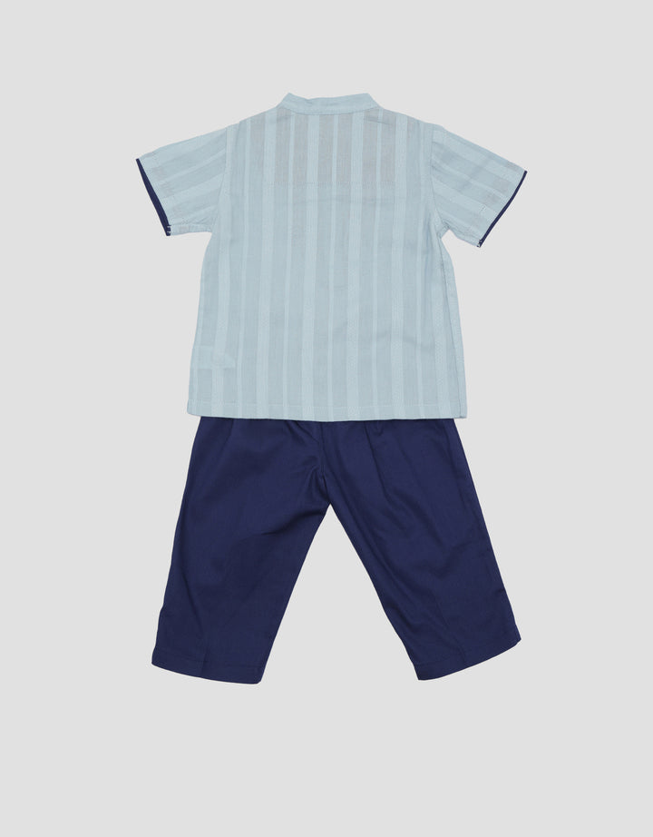 Little M Bamus Bordir Set Pakaian Muslim Anak Laki-laki