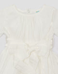Little M Shimmer Text Dress Anak Perempuan