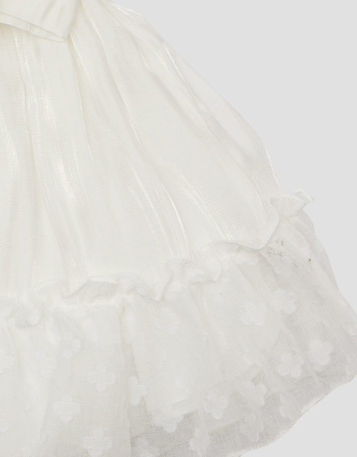 Little M Shimmer Text Dress Anak Perempuan