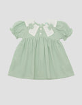 Little M Collar Ribbon Dress Anak Perempuan