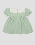 Little M Collar Ribbon Dress Anak Perempuan