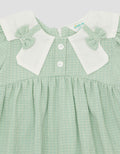Little M Collar Ribbon Dress Anak Perempuan