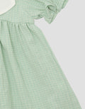 Little M Collar Ribbon Dress Anak Perempuan