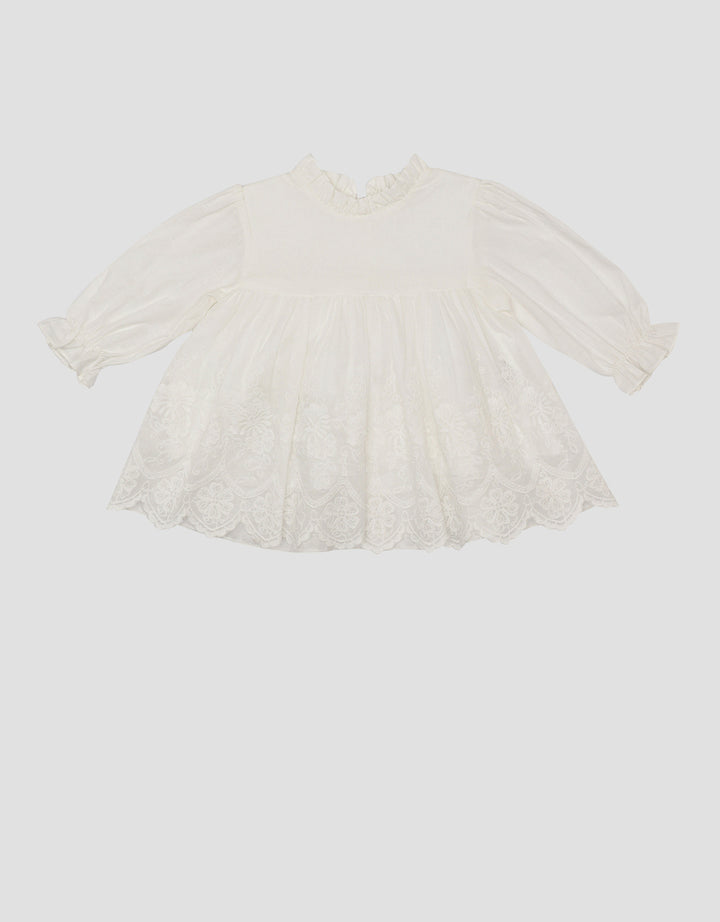 Little M Embro Fabric Blouse for Girls