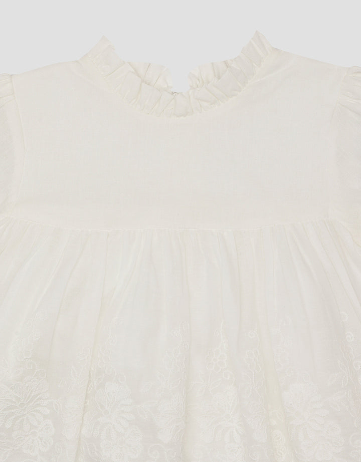 Little M Embro Fabric Blouse for Girls