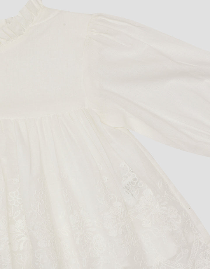 Little M Embro Fabric Blouse for Girls