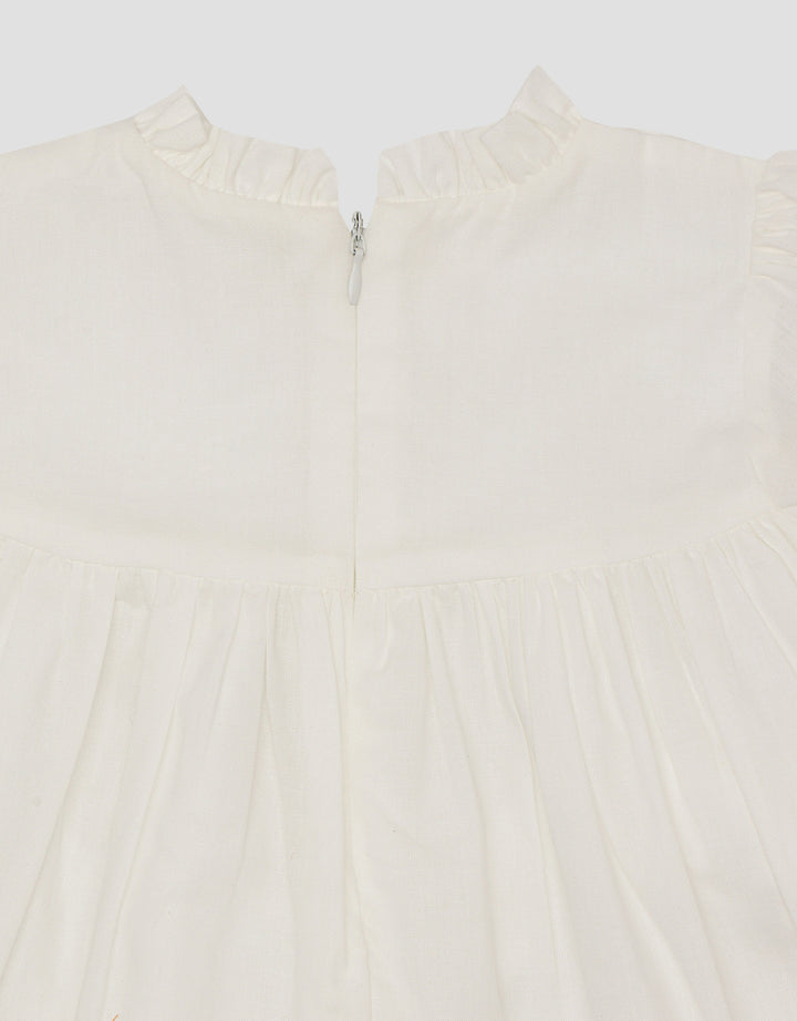 Little M Embro Fabric Blouse for Girls