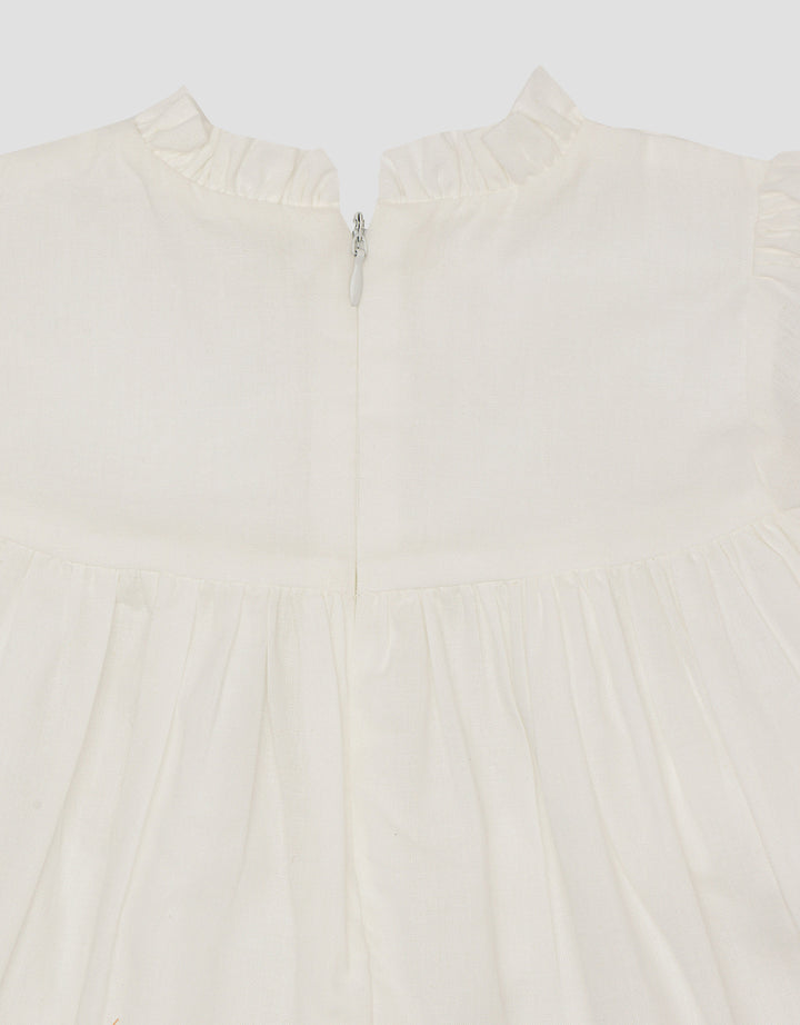 Little M Embro Fabric Blouse for Girls