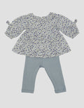 Little M Bando Smock Baju Set Of 3 Baby Girls