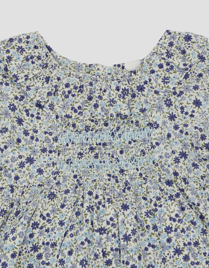 Little M Bando Smock Baju Set Of 3 Bayi Perempuan