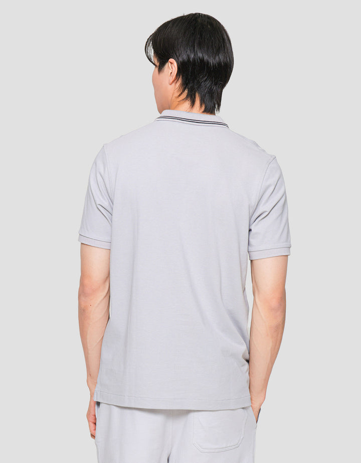 SUKO SOLID KNIT POLO PRIA