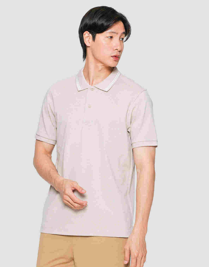 Suko Solid Knit Kaos Polo Pria