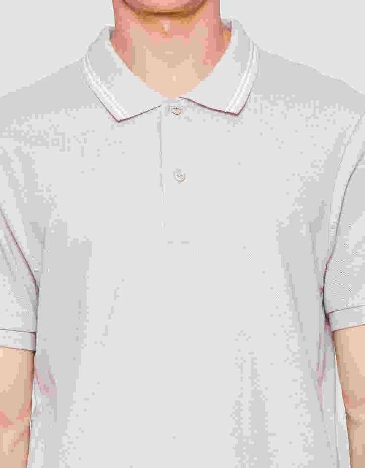 Suko Solid Knit Kaos Polo Pria