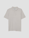 Suko Solid Knit Top Cool Touch Lengan Pendek Kaos Polo Pria