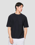 Suko Oversized Pocket Textured Round Collar Men's Short Sleeve T-Shirt