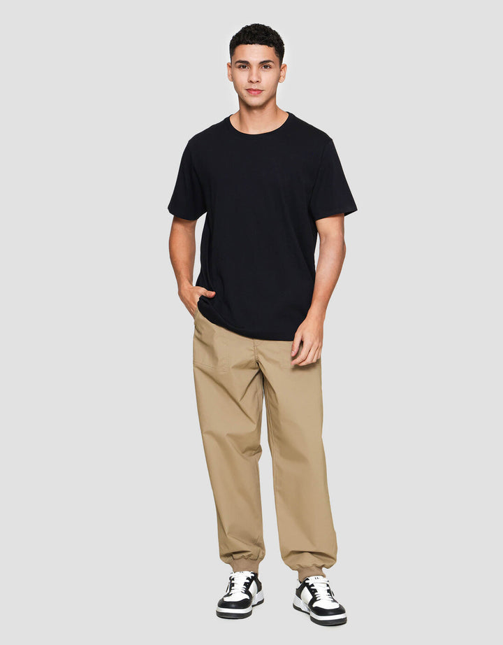 Suko Supima Katun Kerah Bulat Lengan Pendek Kaos Pria