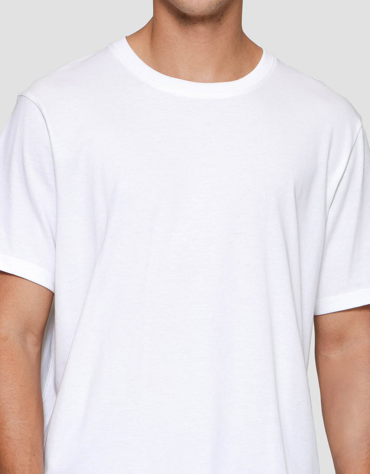 Suko Supima Katun Kerah Bulat Lengan Pendek Kaos Pria