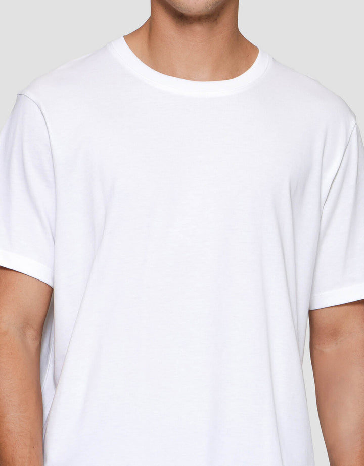 Suko Supima Katun Kerah Bulat Lengan Pendek Kaos Pria