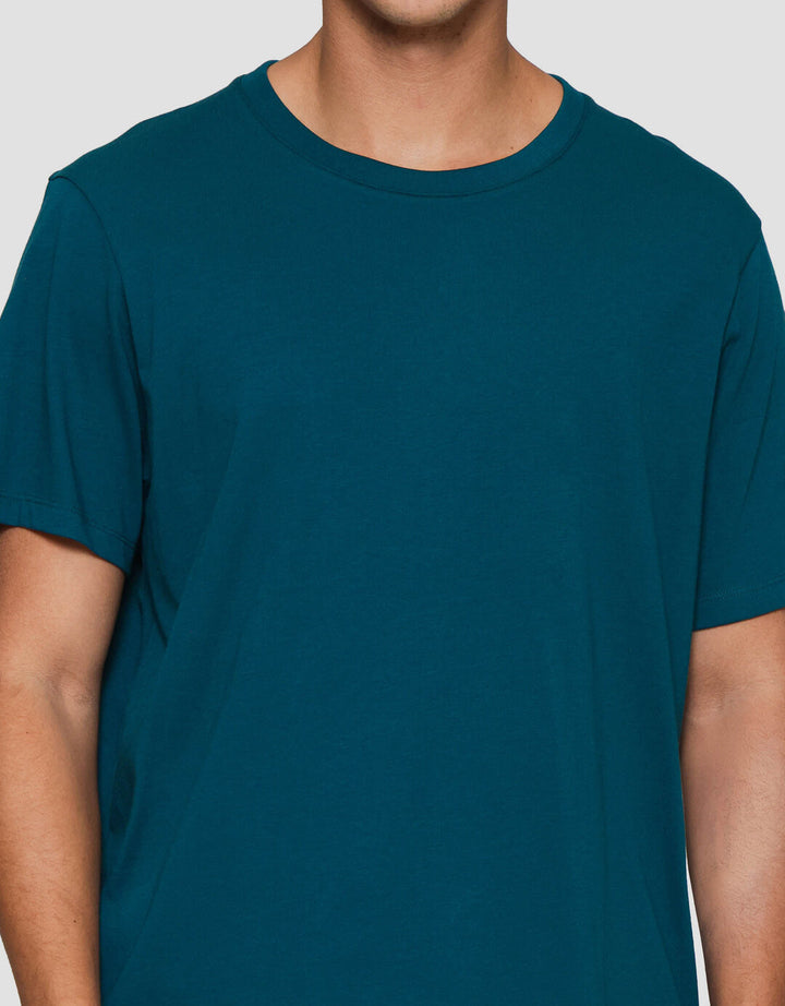 Suko Supima Katun Kerah Bulat Lengan Pendek Kaos Pria